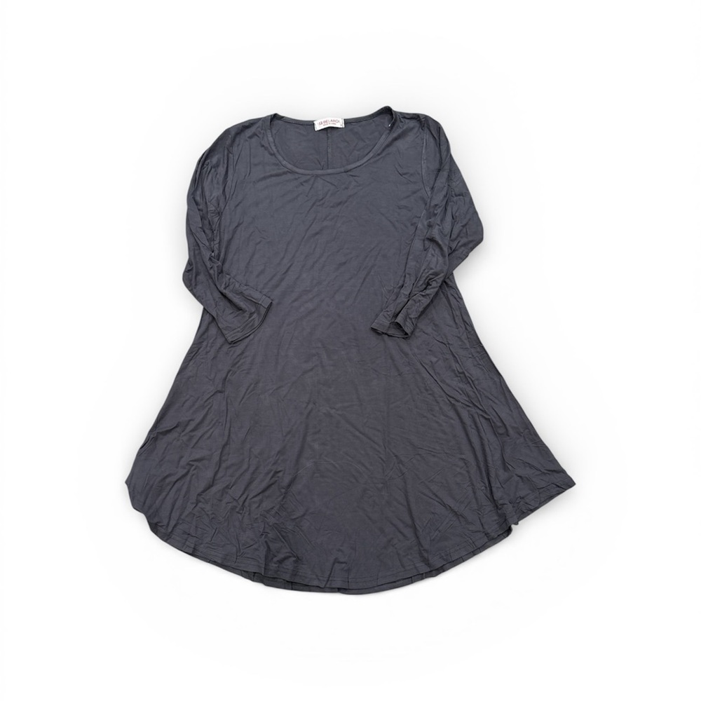 Chic Charcoal Mini women’s T-Shirt Dress 
Size medium